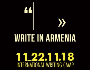 Welcome to Write in Armenia International Writing Camp