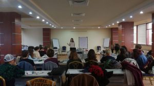 Day 3: Writing Session by Katie Prout and Lecture by Alisa Ganieva on her writing experience.